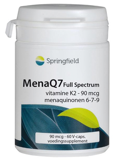 Springfield MenaQ& Full Spectrum Vitamine K2 60VCP