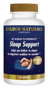 Golden Naturals Slaap Support Capsules 180CP