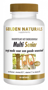 Golden Naturals Multi Senior Capsules 60VCP Golden Naturals Multi Senior Capsules 60VCP
