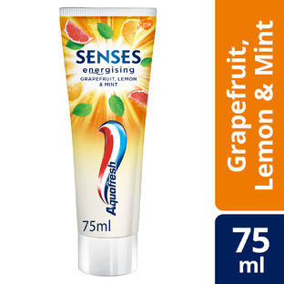 Aquafresh Senses Energising Grapefruit Tandpasta Voor Gezonde Tanden 75ML