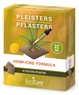 PuroCuro CBD Pleisters 32 mg 32ST PuroCuro CBD Pleisters 32 mg 32ST