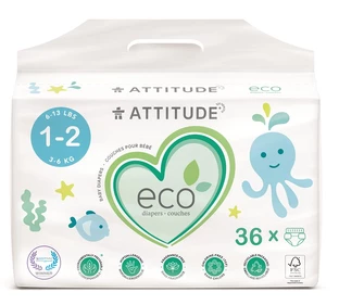 Attitude Eco Diapers Maat 1-2 36ST Attitude Eco Diapers Maat 1-2 36ST