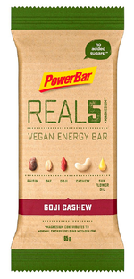 Powerbar Real5 Vegan Energy Bar Goji Cashew 65GR