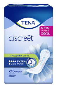 De Online Drogist TENA Discreet Extra Plus Verband 16ST aanbieding