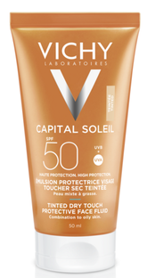 Vichy Capital Soleil Tinted Dry Touch Face Fluid SPF50 50ML Vichy Capital Soleil Tinted Dry Touch Face Fluid SPF50 50ML
