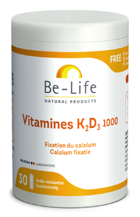 Be-Life Vitamines K2 D3 1000 Capsules 30CP