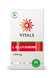 Vitals L-Glutamine 1000 mg Capsules 60CP Voorkant verpakking