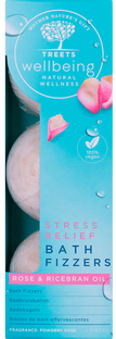 Treets Wellbeing Bath Fizzers Stress Relief 3ST