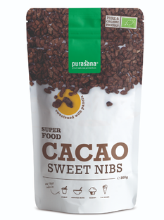 Purasana Vegan Cacao Sweet Nibs 200GR
