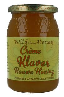 Wild About Honey Crème Klaver Rauwe Honing 500GR