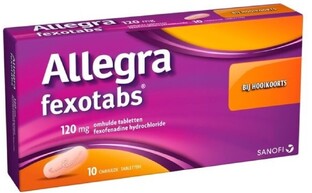 Allegra Fexotabs 120mg Tabletten 10TB Allegra Fexotabs 120mg Tabletten 10TB