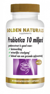 Golden Naturals Probiotica 10 Miljard Capsules 30VCP