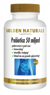 Golden Naturals Probiotica 50 Miljard Capsules 14VCP