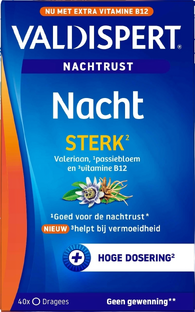 Valdispert Nacht Sterk Tabletten 40TB Valdispert Nacht Sterk Tabletten 40TB
