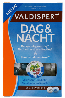 De Online Drogist Valdispert Dag & Nacht Tabletten 60TB aanbieding