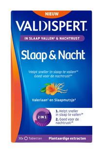 Valdispert Slaap & Nacht tabletten 30TB  Valdispert Slaap & Nacht tabletten 30TB