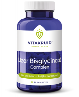 Vitakruid Ijzer Bisglycinaat Complex Tabletten 90TB