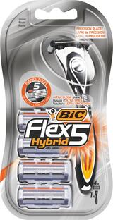 Bic Flex5 Hybrid Scheermesjes Set 4ST