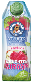 Cool Bear Framboos Appel Vruchtensiroop 750ML Cool Bear Framboos Appel Vruchtensiroop 750ML