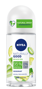Nivea Naturally Good Bio Aloë Vera Deodorant Roll-On 50ML Nivea Naturally Good Bio Aloë Vera Deodorant Roll-On 50ML