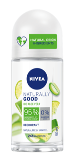 Nivea Naturally Good Bio Aloë Vera Deodorant Roll-On 50ML