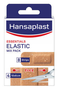Hansaplast Pleisters Basic Mix-Pack Elastic 12ST