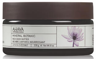 Ahava Mineral Botanic Body Butter Lotus & Chestnut 235GR