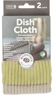 Smart Microfiber System Microvezel Vaatdoek Groen 2ST Smart Microfiber System Microvezel Vaatdoek Groen 2ST