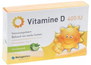Metagenics Vitamine D 400 IU Kauwtabletten 168TB