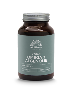 Mattisson HealthStyle Vegan Omega 3 Algenolie DHA 260mg Capsules 120VCP Mattisson HealthStyle Vegan Omega 3 Algenolie DHA 260mg Capsules 120VCP