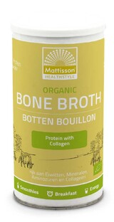 Mattisson HealthStyle Biologische Runder Botten Bouillon 180GR Mattisson HealthStyle Biologische Runder Botten Bouillon 180GR