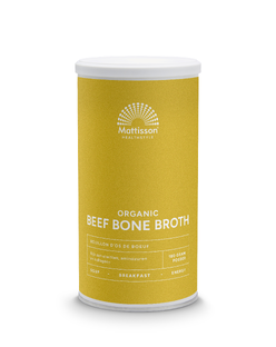 Mattisson HealthStyle Biologische Runder Botten Bouillon 180GR Mattisson HealthStyle Biologische Runder Botten Bouillon 180GR