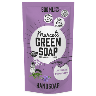 Marcels Green Soap Handzeep Lavendel & Rozemarijn Navulling 500ML