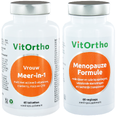 VitOrtho Meer-in-1 Vrouw Tabletten + Menopauze Formule Capsules 2ST VitOrtho Meer-in-1 Vrouw Tabletten + Menopauze Formule Capsules 2ST