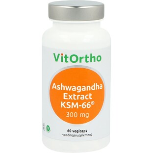VitOrtho Ashwagandha Extract 300 MG Vegicaps 60VCP VitOrtho Ashwagandha Extract 300 MG Vegicaps 60VCP