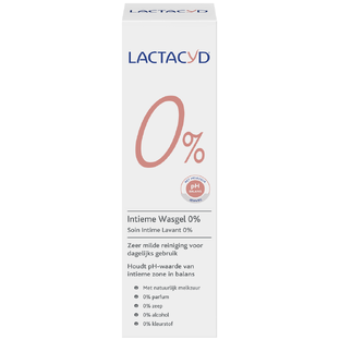 Lactacyd Intieme Wasgel 0% 250ML Lactacyd Intieme Wasgel 0% 250ML