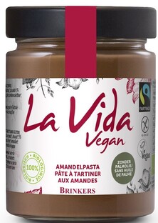 La Vida Vegan Amandelchocoladepasta 270GR La Vida Vegan Amandelchocoladepasta 270GR