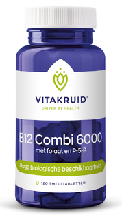 Vitakruid B12 Combi 6000mcg Smelttabletten 120TB