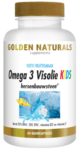 Golden Naturals Visolie KIDS Kauwcapsules 60CP Golden Naturals Visolie KIDS Kauwcapsules 60CP