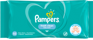 Pampers Fresh Clean Babydoekjes 52ST Pampers Fresh Clean Babydoekjes 52ST