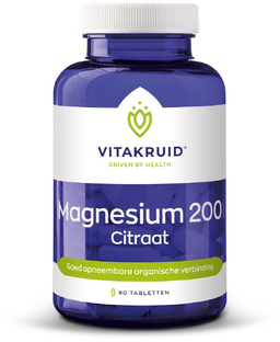 Vitakruid Magnesium 200 Citraat 90TB 