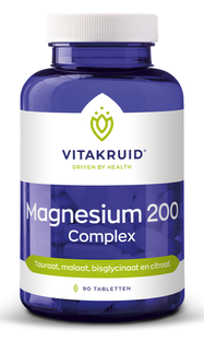 Vitakruid Magnesium 200 Complex Tabletten 90TB Vitakruid Magnesium 200 Complex Tabletten 90TB