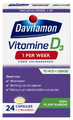 Davitamon Vitamine D3 - 1 per week - 100% Plantaardig 24VCP Davitamon Vitamine D3 - 1 per week - 100% Plantaardig 24VCP