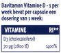 Davitamon Vitamine D - 1 per week - 100% Plantaardig 24VCP5