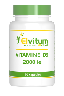 Elvitum Vitamine D3 2000IE Capsules 120CP