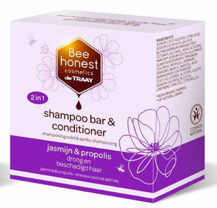 Bee Honest Shampoo Bar & Conditioner Jasmijn & Propolis 80GR