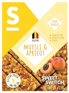Sweet-Switch Muesli & Apricot 180GR