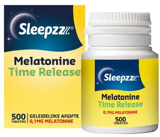 Sleepzz Melatonine Time Release Smelttabletjes 500TB