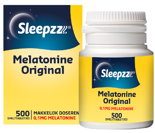 Sleepzz Melatonine Original Smelttabletjes 500TB