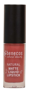Benecos Natural Matte Liquid Lipstick Rosewood Romance 5ML Benecos Natural Matte Liquid Lipstick Rosewood Romance 5ML